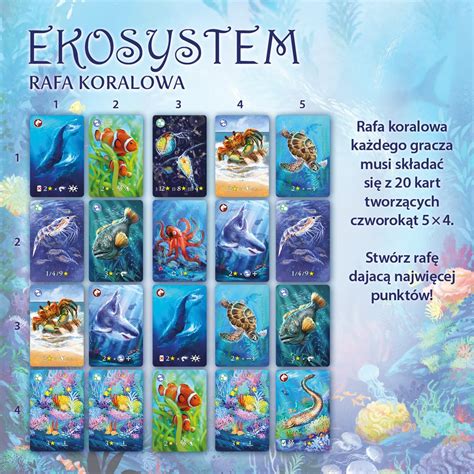 Ekosystem Rafa Koralowa Gra Karciana Abonde Games