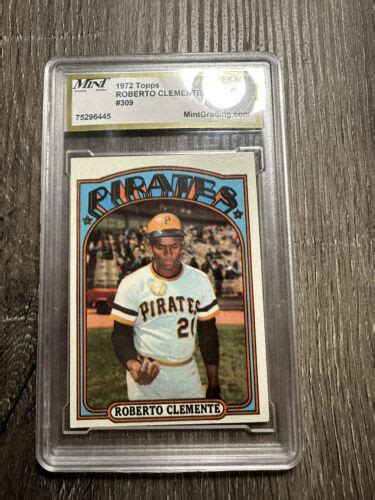 Topps Roberto Clemente Mint Condition Ebay