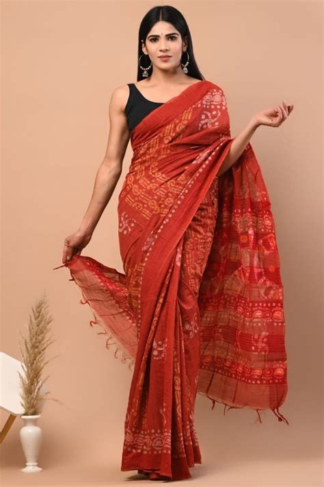 Printed Sarees In Jaipur Rajasthan Printed