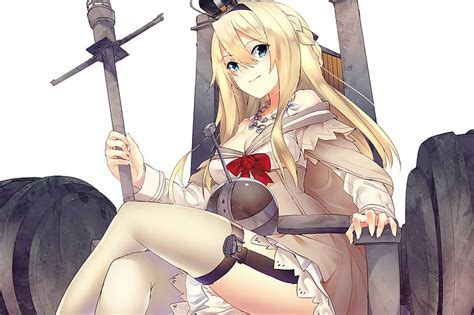 Anime Colección Kantai Warspite KanColle Fondo de pantalla HD