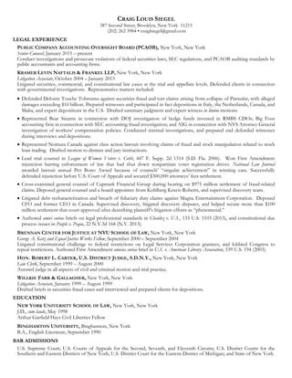 Craig Siegel Resume June 2016 PDF