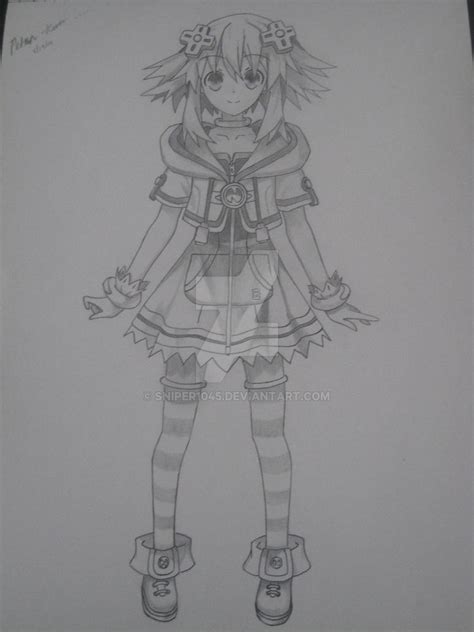 Hyperdimension Neptunia Neptune Drawing By Sniper1045 On Deviantart