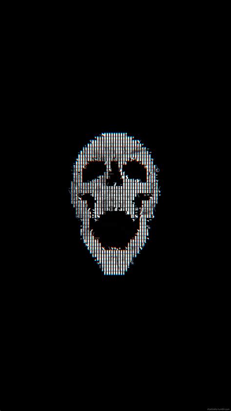 Abstract Skull Glitch Art Ascii Art Hd Wallpaper Rare Gallery