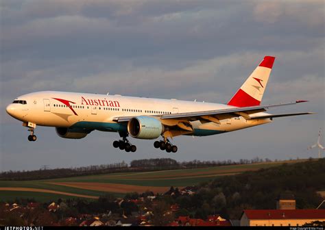 OE LPA Boeing 777 2Z9 ER Austrian Airlines Max Hrusa JetPhotos