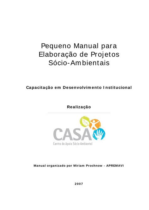 Pdf Manual Elaboracao De Projetos Dokumen Tips