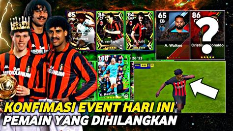 Konfirmasi Konami Setelah Maintenance Pemain Yang Dihapus Gratis Potw