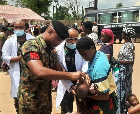 Benue Over 3 000 IDPs Benefit From Nigerian Navy S Free Medical