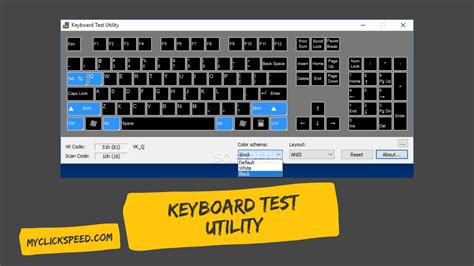 Keyboard Test Utility | Free Download For Windows | My Click Speed