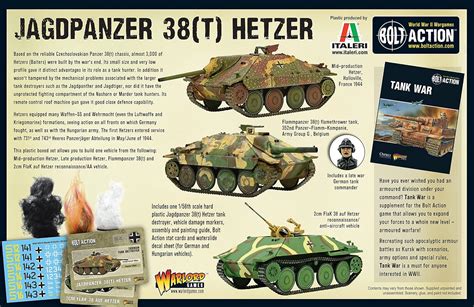 Buy Wargames Delivered Bolt Action Tank War Jagdpanzer T Hetzer