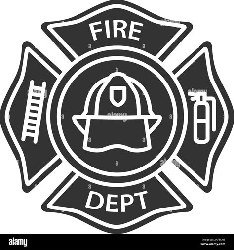 Fire Department Badge Black And White Stock Photos And Images Alamy