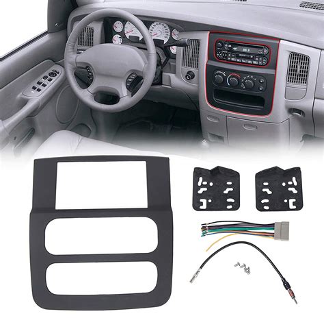 ECOTRIC Radio Double Din Stereo Dash Kit W Wire Harness Antenna Adapter