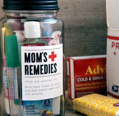 Moms Remedies College Survival Kit Craft Recipe College Survival