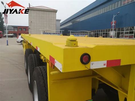 4 Axle 3 Axles 40 Feet 20FT 60t Container Transport Deck Platform Flat