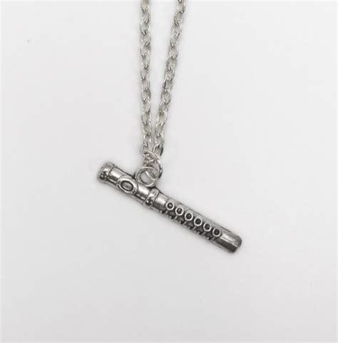 Necklace Small Silver Flute Carolyn Nussbaum Music Company