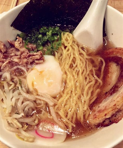 I Ate Shoyu Ramen With Pork Belly And Shoulder Topped With Poached