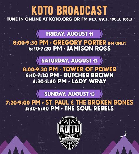 KOTO Radio Broadcast At The 2023 Telluride Jazz Festival — Telluride ...