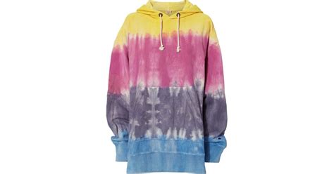 Champion Cotton Oversized Tie Dye Hoodie Lyst