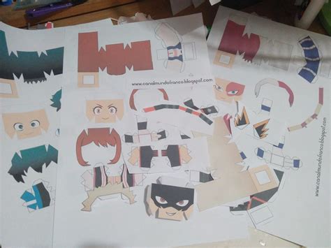 Papercraft Anime Boku No Hero Academia Paperized Crafts On Twitter My