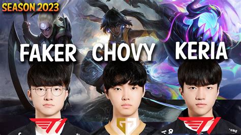 Faker Chovy And Keria Playing ARAM Patch 13 18 KR Ranked YouTube