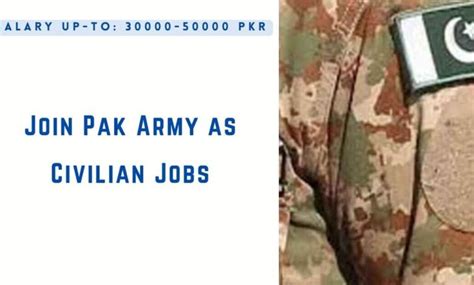 Join Pak Army as Civilian Jobs 2024 - Apply Now