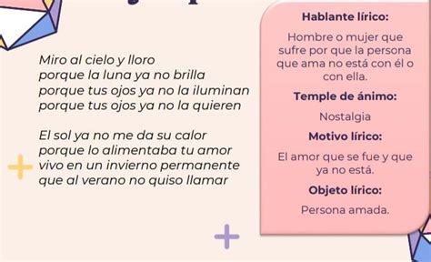 Hablante L Rico Del Poema Por Qu Tus Ojos Ya No La Iluminan Por Qu