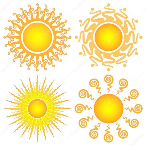 Ornamental Sun Set Stock Vector By Dleonis