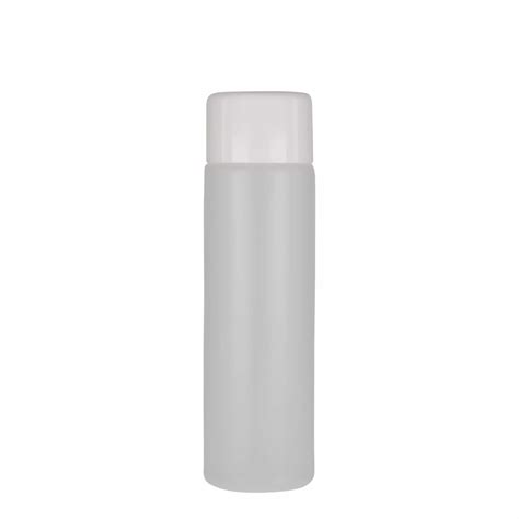 250 Ml Round Bottle PE Plastic Natural Closure Screw Cap 250