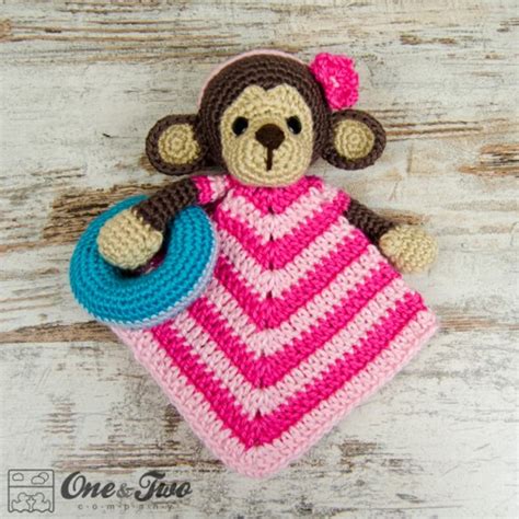 Lily The Baby Monkey Security Blanket Crochet Pattern