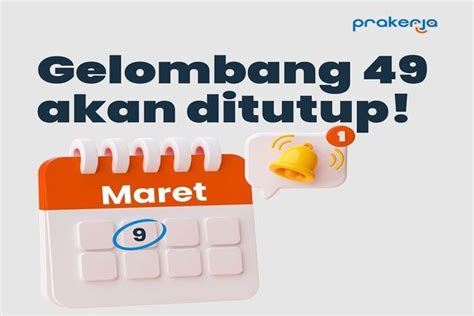 Daftar Gelombang 49 Di Dashboard Prakerja Go Id Berkesempatan Terima