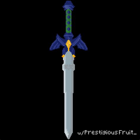 Minecraft Pixel Art Master Sword