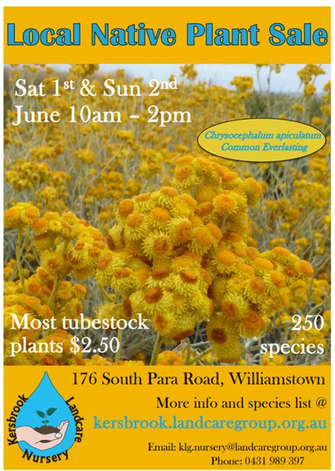 Local Native Plant Sale HEC Hills Environment Centre