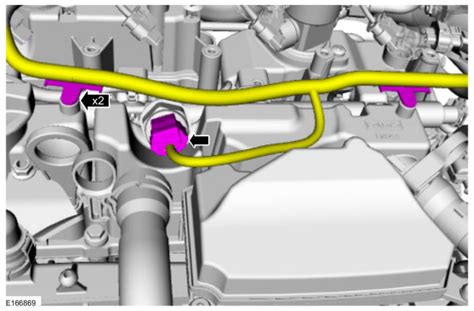 Ford Fusion Fuel Rail Removal And Installation Fuel Charging And