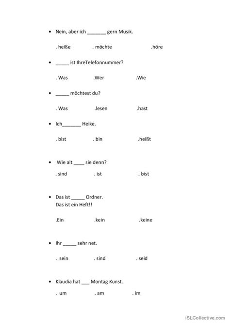 A Wiederholung Deutsch Daf Arbeitsbl Tter Pdf Doc