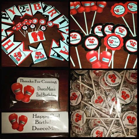 Boxing Theme Party By Somethingsweetfavors On Etsy