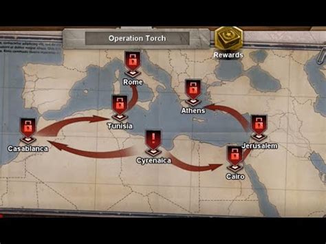 World Conqueror Operations Chapter Operation Torch Hard All