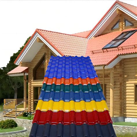 Weatherproof Corrugated Synthetic Resin Spanish Style Roof Tile Roofing