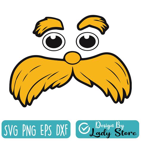 Lorax Svg Lorax Head Svg Dr Seuss Svg Cut File Read Acros Inspire
