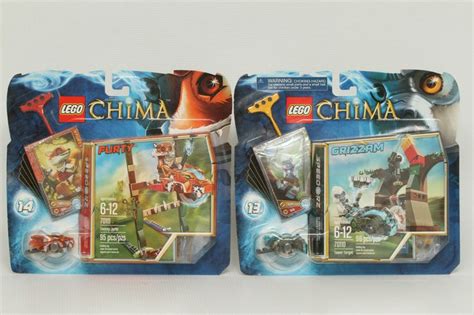 Lego Legends Of Chima Furty 70111 Grizzam 70110 New In Original