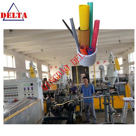 Rib Spiral High Pressure Pvc Corrugation Hose Produce Machine Pvc