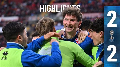 Triestina Novara 2 2 37 Giornata Serie C Highlights YouTube