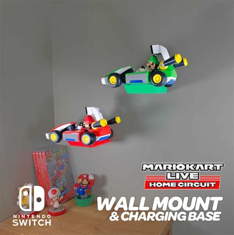 Mario Kart Live: Home Circuit Wall Mount & Charging Base Great for Game Rooms - Etsy