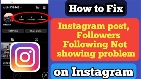 Instagram Posts Followers Following Not Showing Problem 2023 L