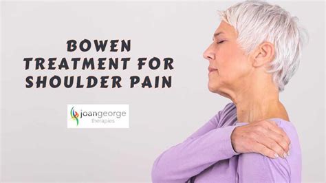 Bowen Treatment For Shoulder Pain JG Therapies Vlog