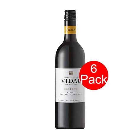 Vidal Reserve Hawkes Bay Merlot Cabernet Sauvignon 750ml Winebox