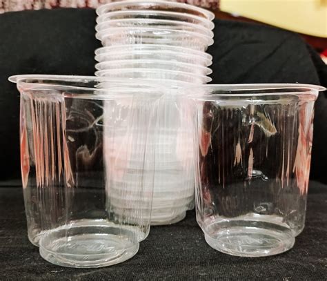 Ml Plastic Glass With Lid At Rs Pack In Agartala Id