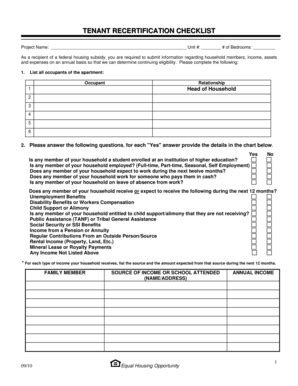 Fillable Online Ndhfa Recertification Checklist Doc Ndhfa Fax Email