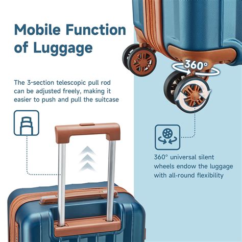 Snapklik Imiomo Luggage Sets 4 Piece Expandable Luggage Set