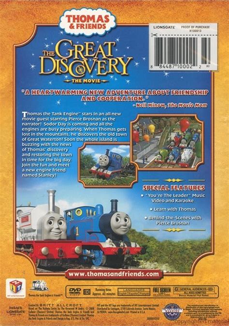 Thomas & Friends: The Great Discovery Movie (DVD 2008) | DVD Empire