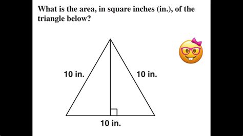 Area Of An Equilateral Triangle Equation