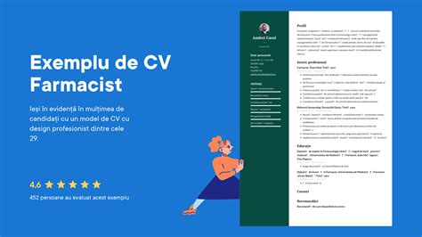 Exemple și sugestii de redactare CV pentru Farmacist în 2025 ghid